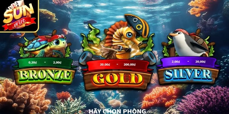 Bắn Cá Hải Tặc Sunwin – Tận Hưởng Cơ Hội Kiếm Thưởng Khủng 2 Nhiều phòng chơi phù hợp