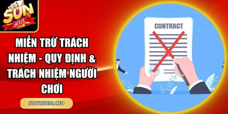 Miễn Trừ Trách Nhiệm 18 miễn trừ trách nhiệm