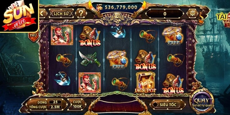 Pirate King Sunwin – Trải Nghiệm Slot Cướp Biển Hồi Hộp 2 Lựa chọn mức cược đa dạng