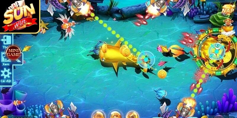 Game Bắn Cá Ăn Tiền - Chinh Phục Đại Dương Kiếm Xu Vàng 3 Mẹo bồi đạn cho các loài di chuyển chậm